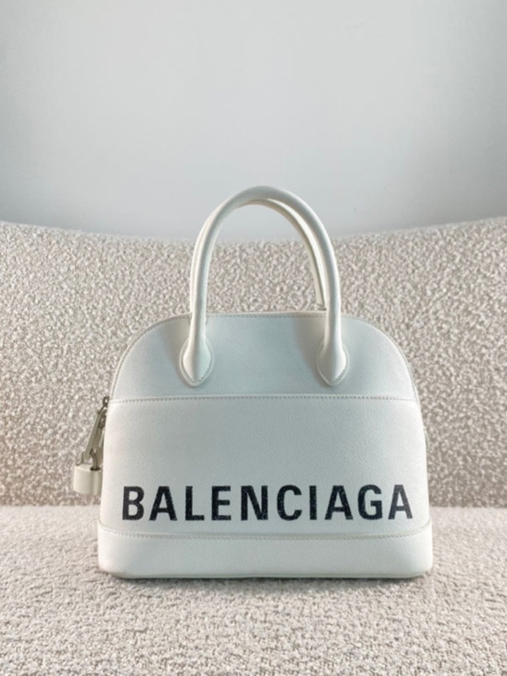 Authentic Pre-Owned Balenciaga Ville Top Handle S White